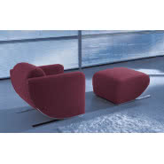 Fotel i podnóżek Fado