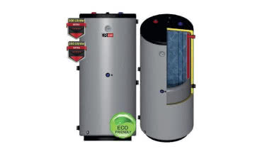 Dwupłaszczowy biwalentny wymiennik GREEN LINE PLUS