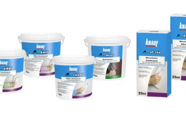 Tynki dekoracyjne Knauf w nowych opakowaniach
