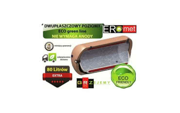 Ermet poleca dwupłaszczowy wymiennik C.O. 80l