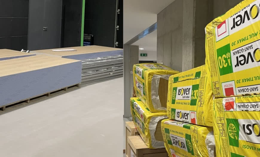 Laboratorium Multimediów ASP w Katowicach z ISOVER i RIGIPS