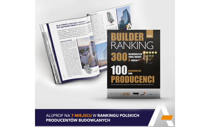 Aluprof wyróżniony w rankingu Diamenty Forbesa 2022