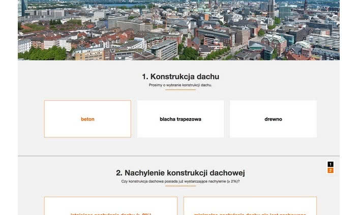 Nawigator do dachów płaskich firmy Bauder