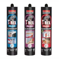 Kleje montażowe T-REX wzmocnione włóknami syntetycznymi