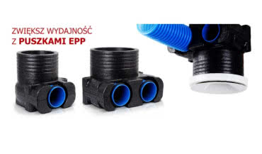 Skrzynki rozprężne FLX-PLO-EPP-F do domowego systemu rekuperacji