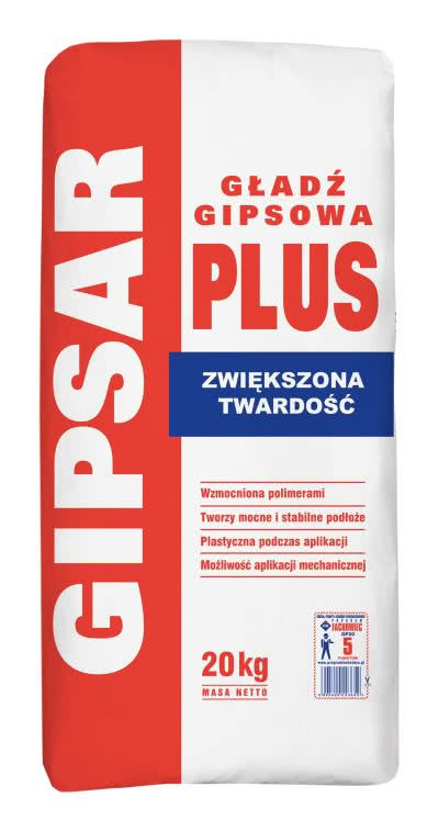 Gładź gipsowa Gipsar Plus