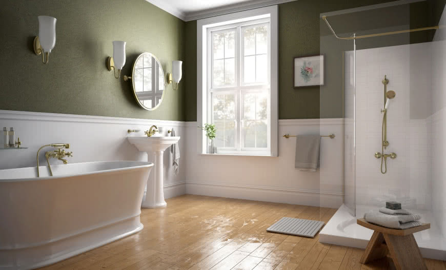 Design i kolor akcesoriów łazienkowych 