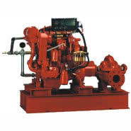 Pompa pożarowa z silnikiem Diesel