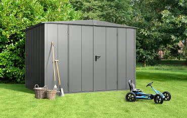 Metalowe domki ogrodowe firmy Hörmann