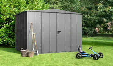 Metalowe domki ogrodowe firmy Hörmann