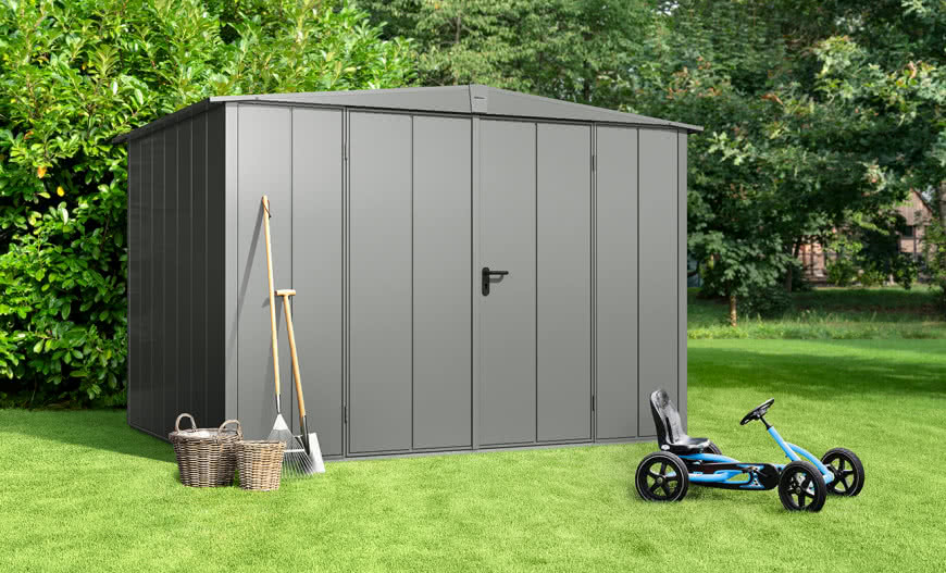 Metalowe domki ogrodowe firmy Hörmann