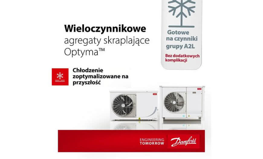 Nowe agregaty chłodnicze Optyma Slim Pack i Optyma Plus od Danfoss