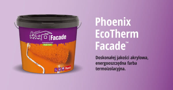 Farba termorefleksyjna do fasad Phoenix EcoTherm Facade™