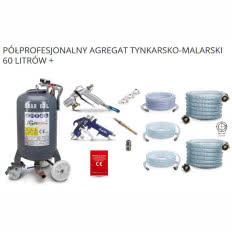 Agrekom agregat do tynkowania i malowania 60 litrów