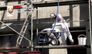 Cekol - Aplikacja gładzi szpachlowej Cekol C-35