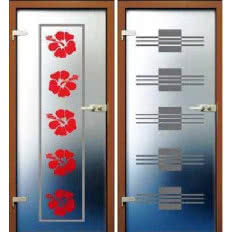 Drzwi szklane hartowane QUINTETTO i LINEA