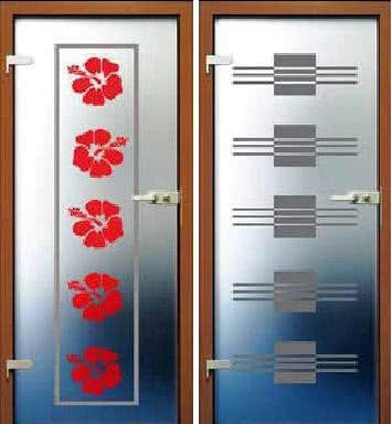 Drzwi szklane hartowane QUINTETTO i LINEA