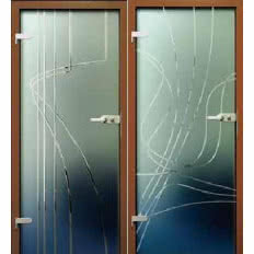 Drzwi szklane hartowane PORTA i TULIPE