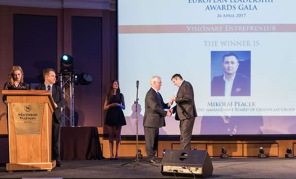 Prezes Grupy Oknoplast laureatem prestiżowej nagrody European Leadership Award