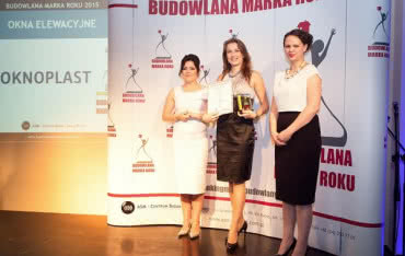 OKNOPLAST po raz kolejny Złotą Budowlaną Marką Roku