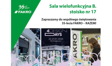 FAKRO na 4 Design Days 2026 w Katowicach