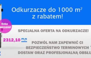 Odkurzacze centralne Disan i Enke z dużym rabatem!
