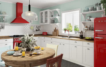 Jak urządzić przestronną kuchnię?