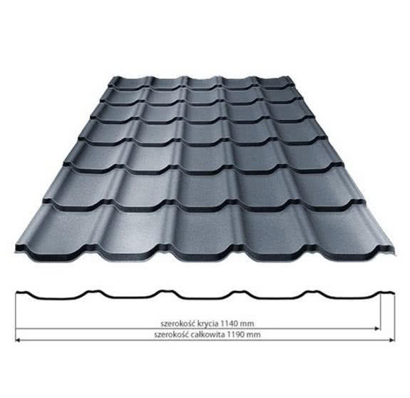 Blachodachówka - Mona