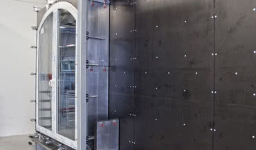 Komora do badań stolarki otworowej w firmie Vetrex