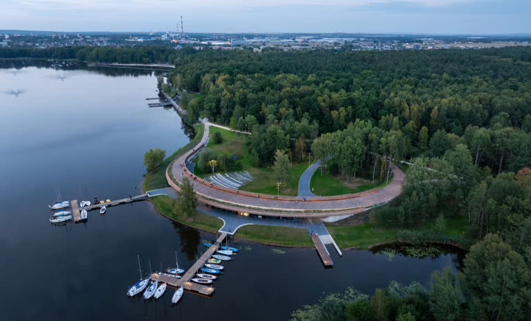 Światło, przestrzeń i dyskretna technologia – rozwiązania WIŚNIOWSKI w Marinie Tychy
