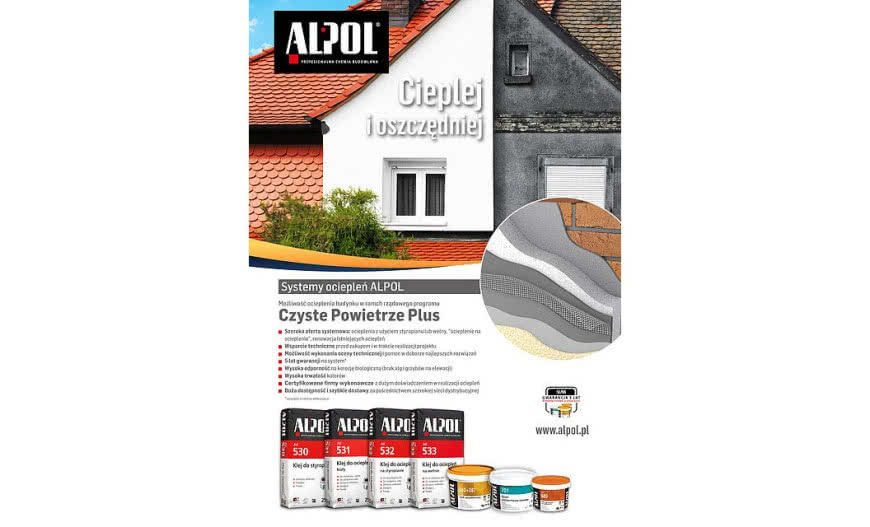 Systemy ociepleń ALPOL w programie CZYSTE POWIETRZE