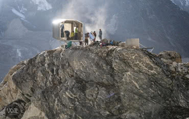 Biwak w Himalajach z mocowaniami fischer!