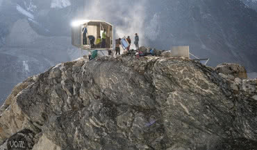 Biwak w Himalajach z mocowaniami fischer!