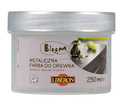 Metaliczna farba do drewna Bloom