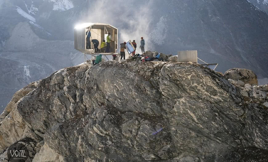 Biwak w Himalajach z mocowaniami fischer!