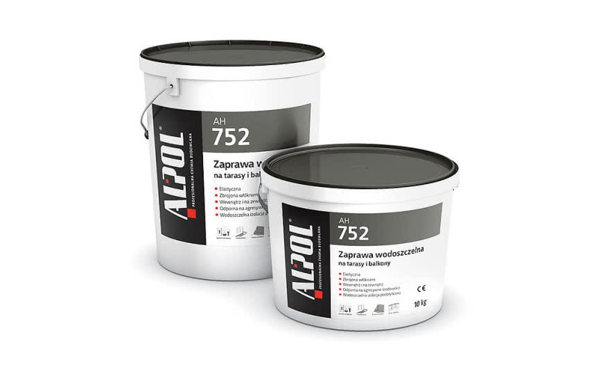 AH 752 zaprawa wodoszczelna na tarasy i balkony ALPOL Piotrowice