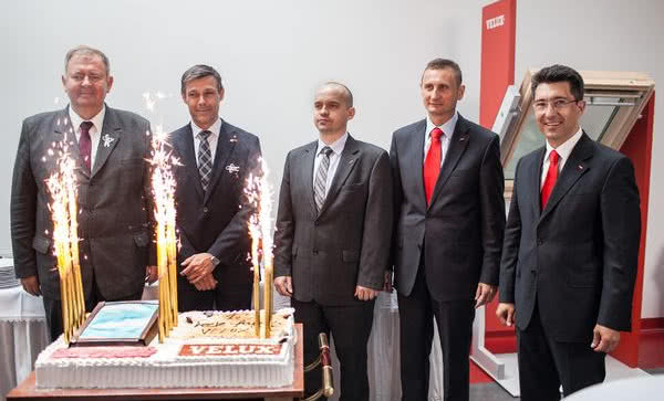 15-lecie rozpoczęcia produkcji VELUX w Gnieźnie