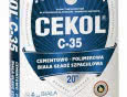 Nowe opakowania gładzi szpachlowej Cekol C-35