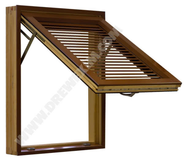 Okna drewniane odchylane