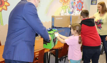 Walentynkowy prezent od Śnieżki dla pacjentów z Sanoka