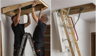 Nowe schody strychowe bez remontu: szybki montaż i lepsza izolacja