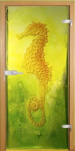 Drzwi szklane Konik Morski