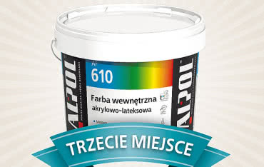 ALPOL AF 610 zajęła trzecie miejsce w plebiscycie na Najpopularniejszą Farbę roku 2014