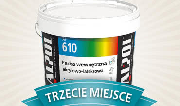 ALPOL AF 610 zajęła trzecie miejsce w plebiscycie na Najpopularniejszą Farbę roku 2014