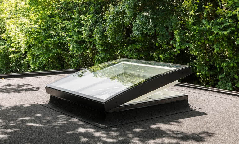 Sferyczny moduł szklany - okno do dachu płaskiego