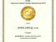 Alpol ze Złotym Godłem Najwyższa Jakość Quality International 2012