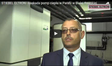 STIEBEL ELTRON - kaskada pomp ciepła w Parafii w Białej Rawskiej