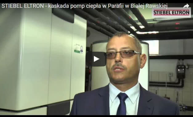 STIEBEL ELTRON - kaskada pomp ciepła w Parafii w Białej Rawskiej