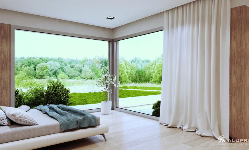 Energooszczędne okna z systemem MB-104 Passive firmy ALUPROF