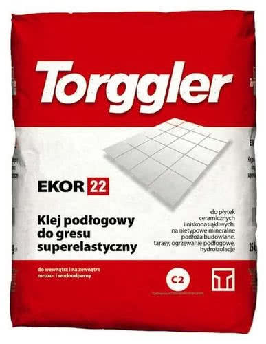 Klej do płytek podłogowych Ekor 22